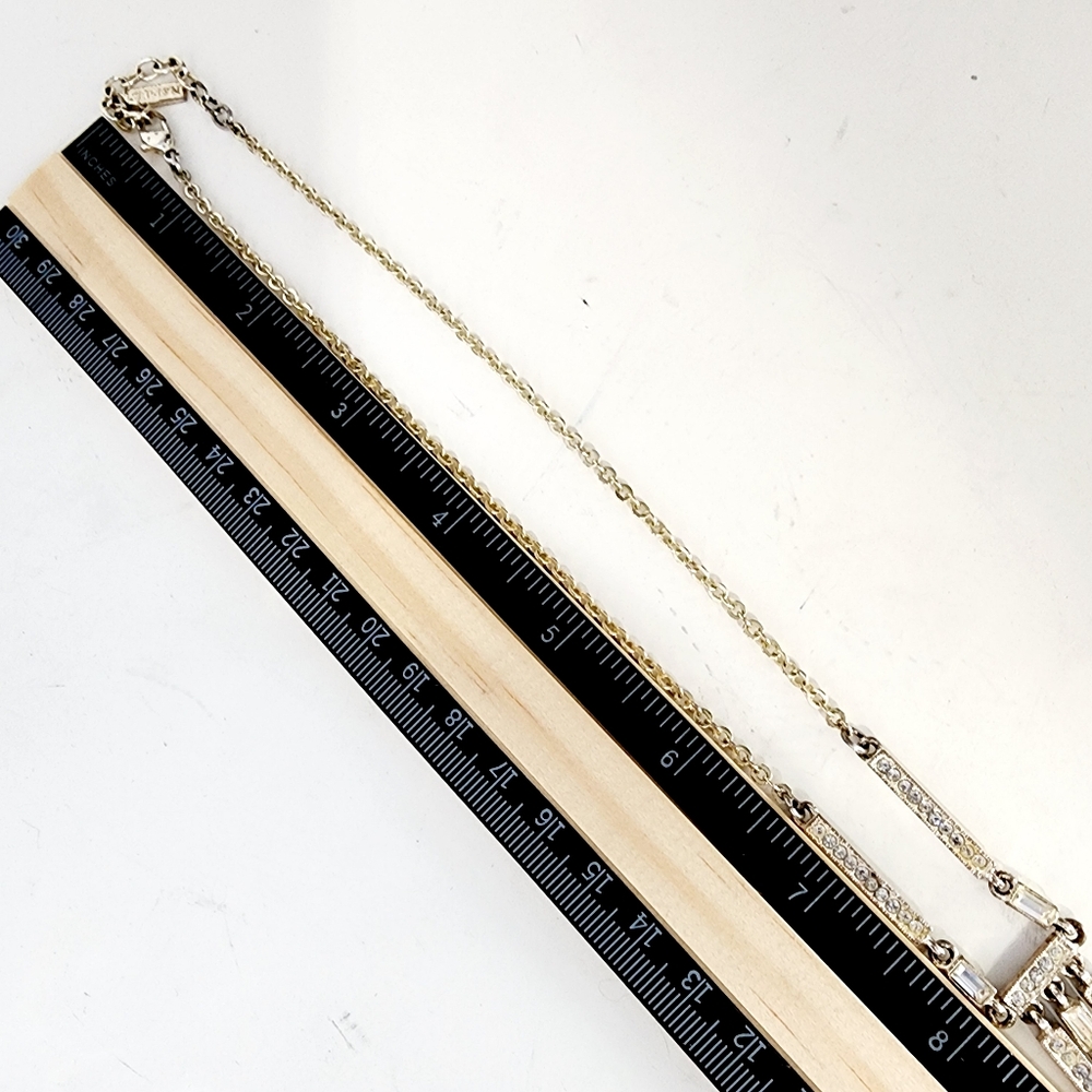 Napier vintage rhinestone drop necklace - Picture 13 of 13